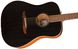 Электроакустическая гитара Fender Redondo Special Open Pore Black Top LTD - фото 4