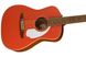 Электроакустическая гитара Fender Malibu Player Fiesta Red WN - фото 4