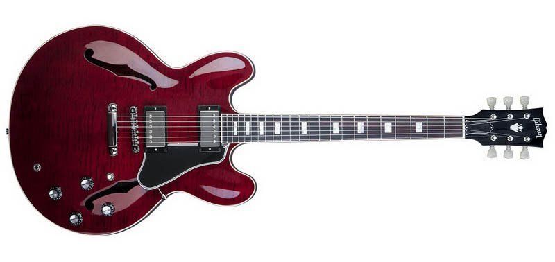 Полуакустическая электрогитара GIBSON ES-335 Figured Sixties Cherry