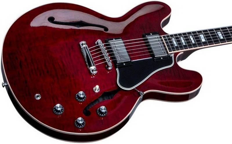 Полуакустическая электрогитара GIBSON ES-335 Figured Sixties Cherry
