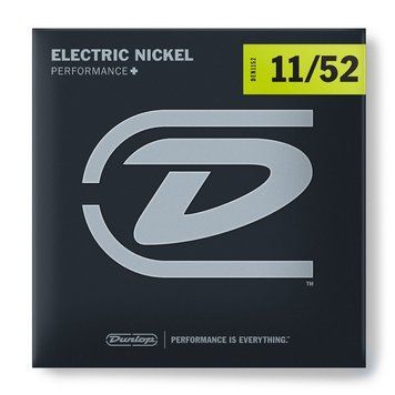 Струни для електрогітари DUNLOP DEN1152 Performance+ Electric Guitar Strings (11-52)