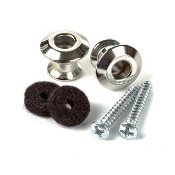 Стреплок для ремня Dunlop Straplok Dual Design Strap Button Set - Nickel