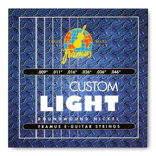 Струны для электрогитары FRAMUS 45210 Blue Label Custom Light (09-46)