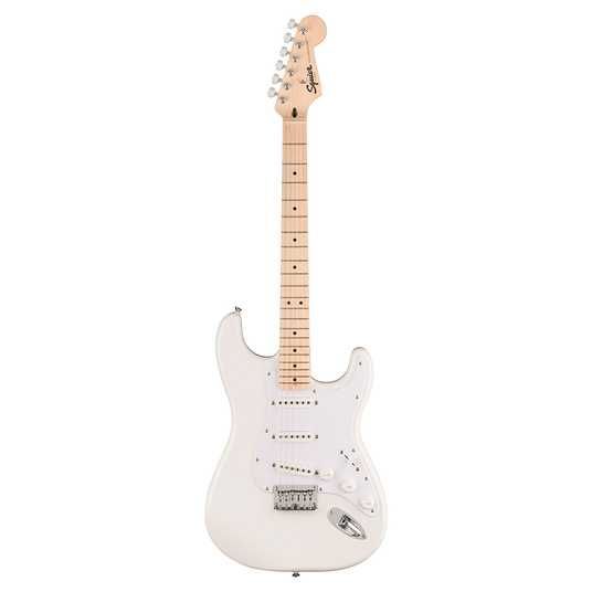 Fender Squier Stratocaster ホワイト エレキギター Электрогитара Squier by Fender Sonic Stratocaster HT MN Arctic