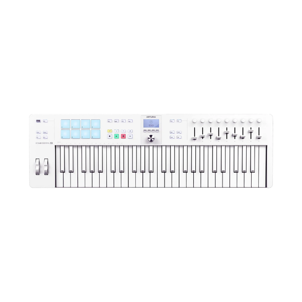 MIDI-клавіатура Arturia KeyLab Essential 49 mk3 Alpine White Special Edition + Arturia Pigments