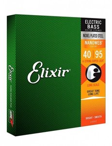 Набор струн для бас-гитары Elixir 4S NW SL L