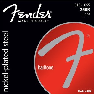 Струны для электрогитары FENDER 250B Super Baritone Strings Light 013-065