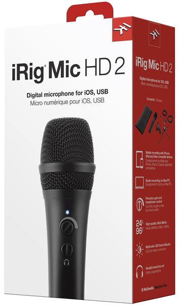 Мікрофони шнурові IK MULTIMEDIA iRig Mic HD 2