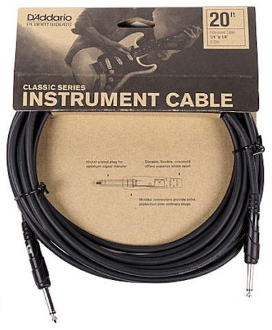 Кабель D'ADDARIO PW-CGT-20 Classic Series Instrument Cable (6m)