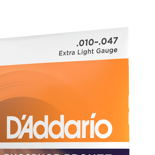 Струны для акустической гитары D'Addario EJ15 Phosphor Bronze Extra Light (10-47)