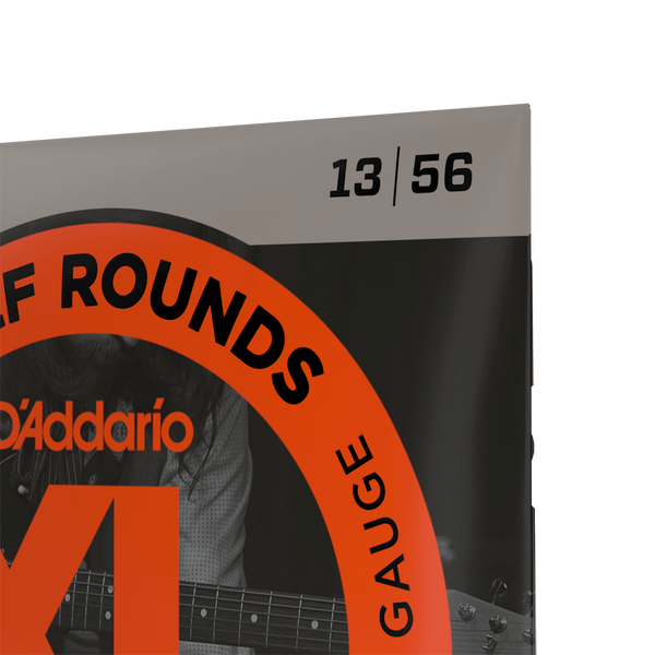 Струни для електрогітари D'ADDARIO EHR360 XL Half Rounds Jazz Medium (13-56)