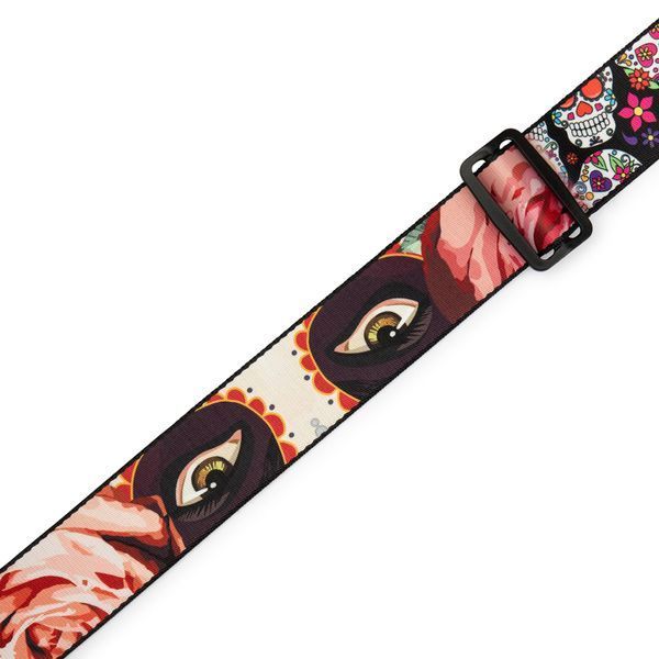 Гітарний ремінь Levy's MP2CAL-002 2&Prime; Poly Calaca Guitar Strap &ndash; Eyes