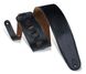 Гітарний ремінь Levy's M4GF-BLK Classics Series Padded Garment Leather Bass Strap (Black) - фото 1