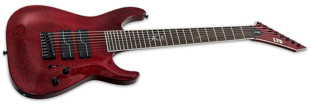 Электрогитара LTD SC-608 Baritone (Red Sparkle)