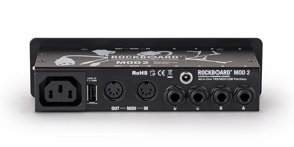 Панель для педалборда ROCKBOARD MOD 2 V2 All-in-One TRS, Midi & USB Patchbay