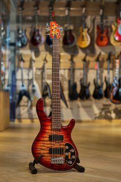 Бас-гітара CORT Action DLX V Plus (Cherry Red Sunburst)