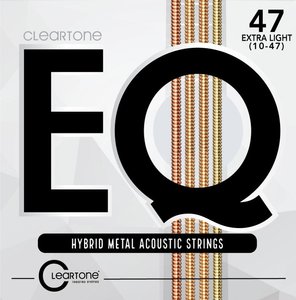 Струни для акустичної гітари CLEARTONE 7810 EQ Hybrid Metal Acoustic Ultra Light 10-47