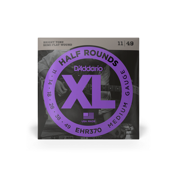 Струни для електрогітари D'ADDARIO EHR370 XL Half Rounds Medium (11-49)