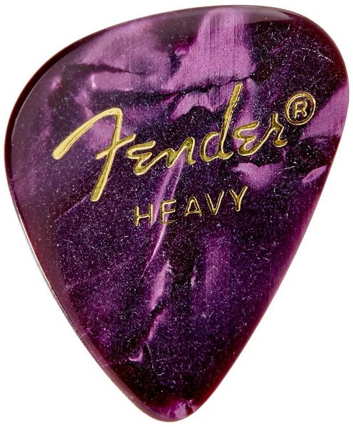 Медіатор Fender 351 Picks Purple Moto Heavy