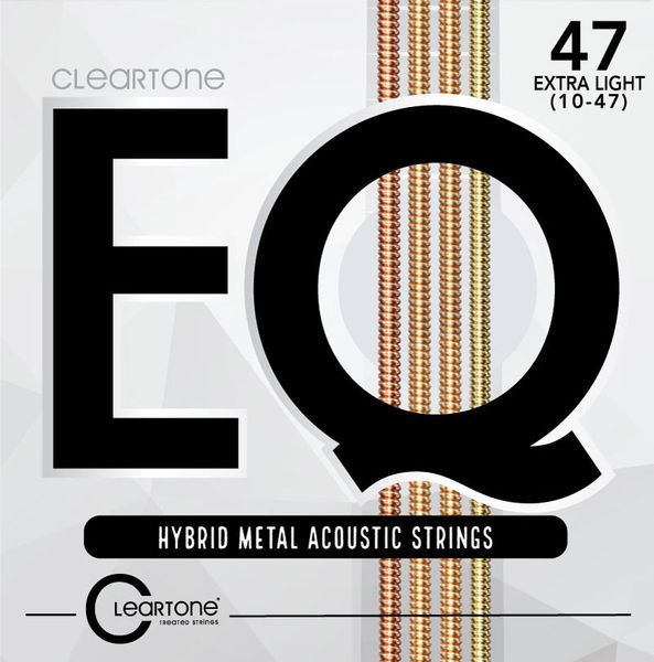 Струны для акустической гитары CLEARTONE 7810 EQ Hybrid Metal Acoustic Ultra Light 10-47