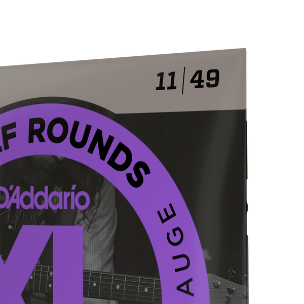 Струны для электрогитары D'ADDARIO EHR370 XL Half Rounds Medium (11-49)