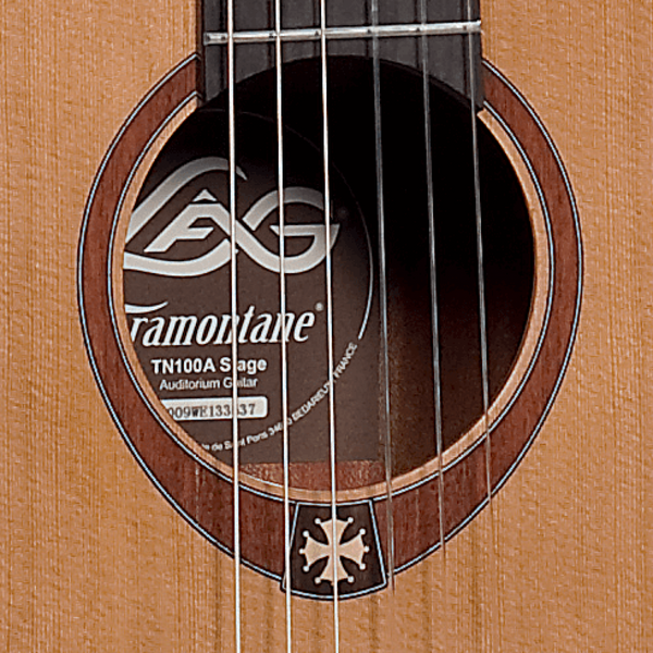 Классическая гитара зі звукознімачем Lag Tramontane TN100ACE, Натуральный