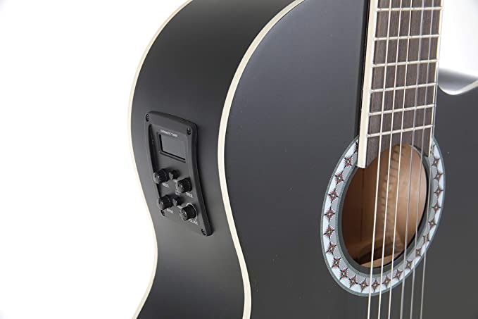 Классическая гитара з звукозниметелем GEWApure Basic Electro 4/4 (Black)