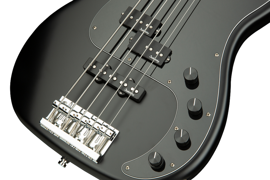 Бас-гитара Sadowsky MetroLine 21-Fret Hybrid P/J Bass, Ash, 5-String (Solid Black Satin)