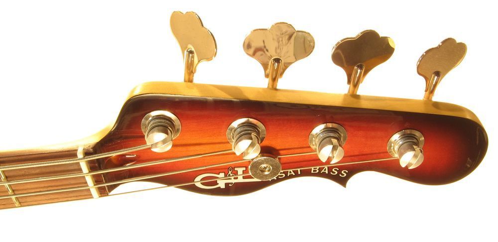 Бас-гітара G&L Asat Bass (3-Tone Sunburst, rosewood) №CLF067465. Made in USA
