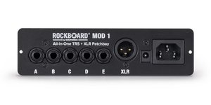 Панель для педалборду ROCKBOARD MOD 1 V2 All-in-One TRS & XLR, IEC & Barrel Patchbay