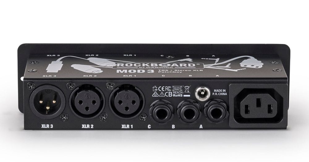Панель для педалборда ROCKBOARD MOD 3 V2 All-in-One TRS & XLR Patchbay for Vocalists & Acoustic Players