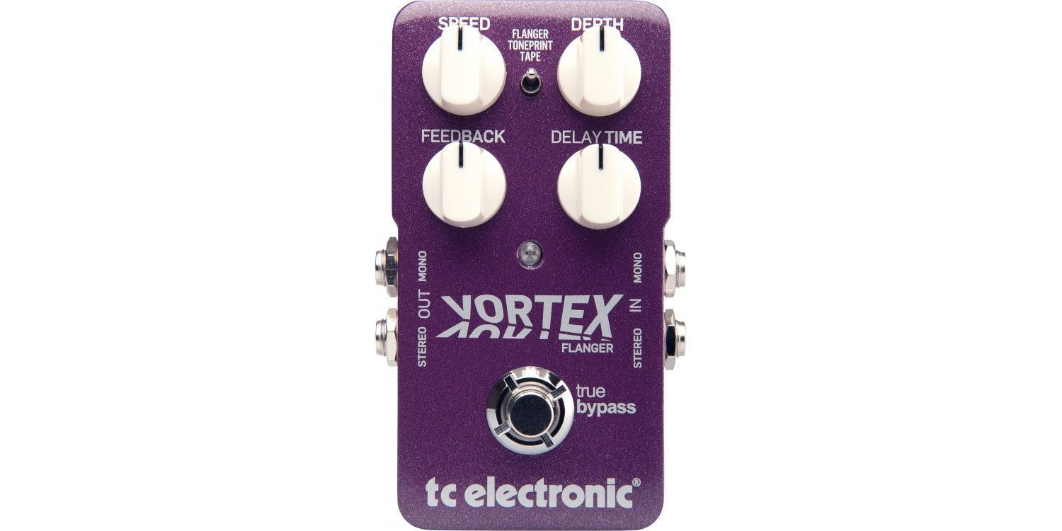 ギター tc electronic Vortex Flanger Педаль эффектов TC ELECTRONIC Vortex Flanger ○ Купить в интернет
