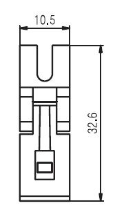 Сідло з гвинтом для тремоло PS113-3 BK