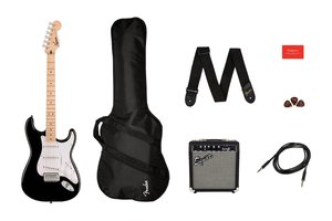 Гитарный набор Squier by Fender Sonic Stratocaster Pack MN Black