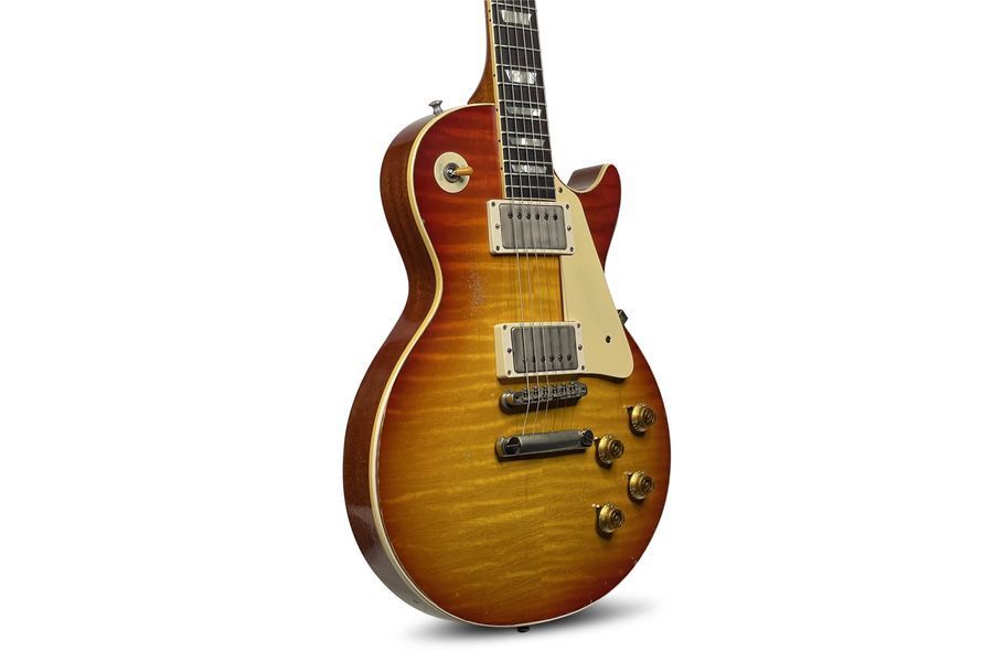 Электрогитара Gibson Custom Shop 1959 Les Paul Standard Reissue Heavy Aged Slow Iced Tea Fade