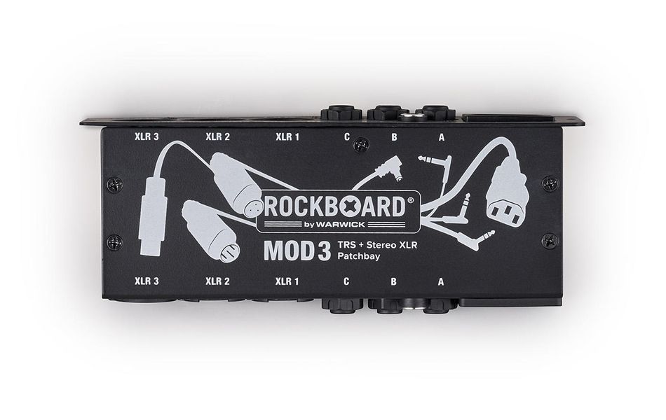 Панель для педалборду ROCKBOARD MOD 3 V2 All-in-One TRS & XLR Patchbay for Vocalists & Acoustic Players