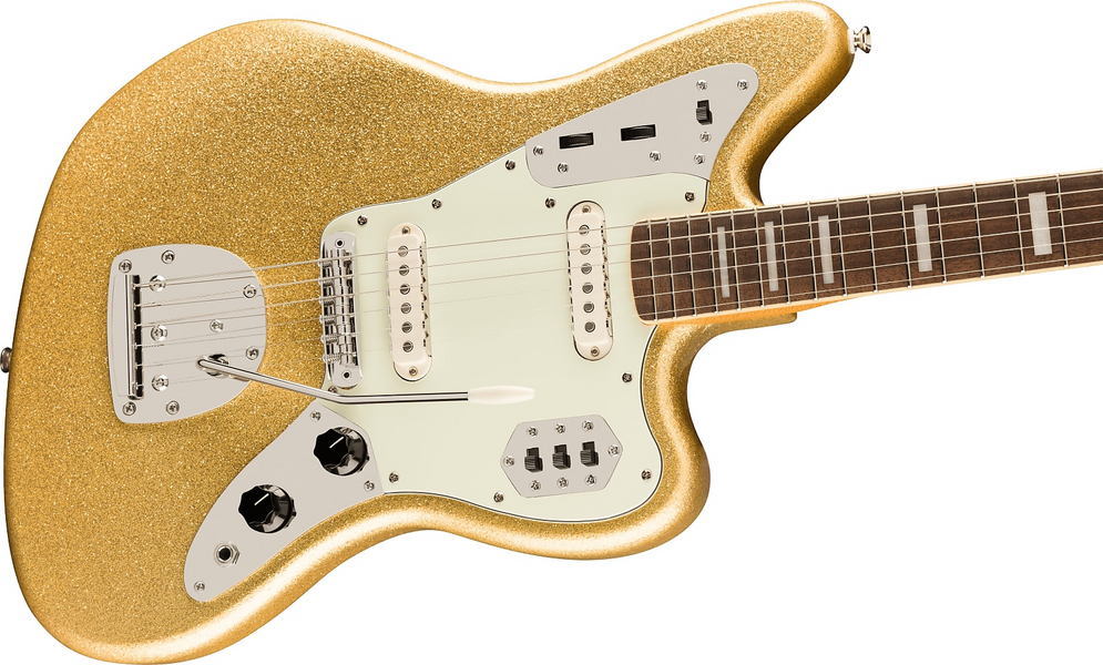 Електрогітара Squier Limited Edition Classic Vibe '70s Jaguar Matching Headstock Gold Sparkle