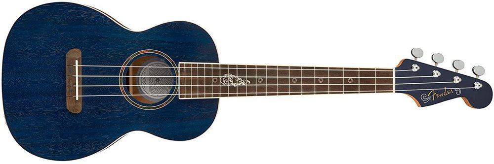 Укулеле Fender Dhani Harrison Ukulele wn Sapphire Blue