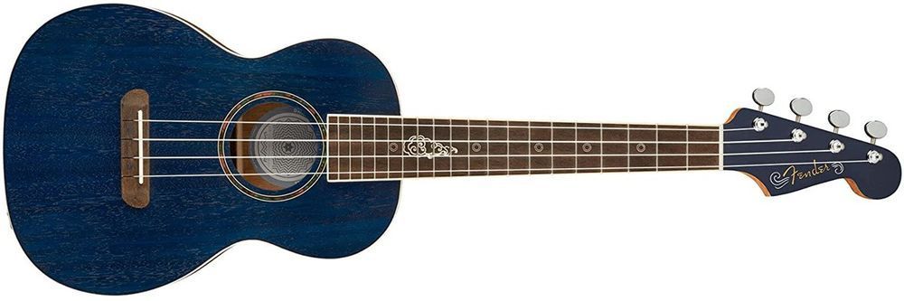 Укулеле Fender Dhani Harrison Ukulele wn Sapphire Blue