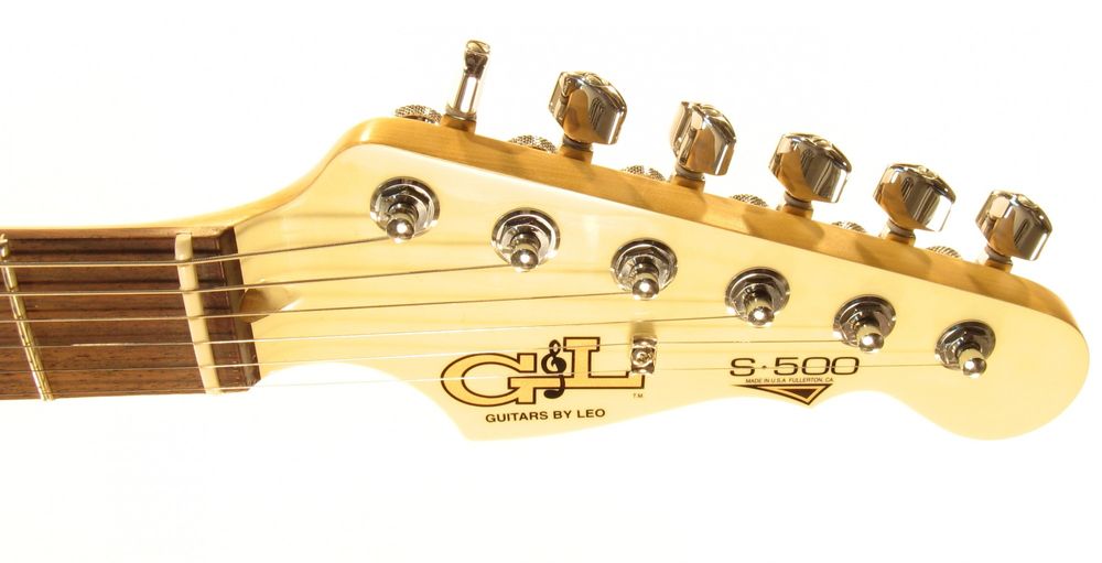 Електрогітара G&L S500 (Vintage White, rosewood, 3-ply Creme). №CLF067651. Made in USA