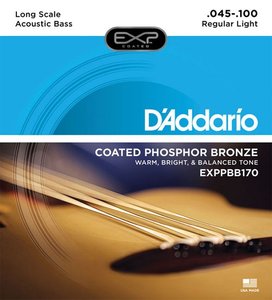 Струни для бас-гітари D'ADDARIO EPBB170 Acoustic Bass Photoshor Bronze Light 4-String (45-100)