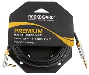 Кабель ROCKBOARD Premium Flat Instrument Cable, Straight/Angled (600 cm)