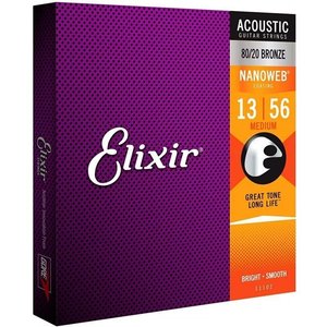 Набор струн для акустической гитары Elixir AC NW M