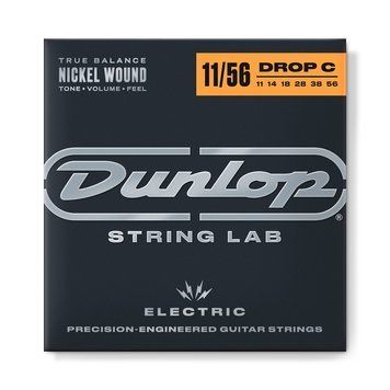 Струны для гитары DUNLOP DEN1156DC NICKEL WOUND ELECTRIC GUITAR STRINGS 11-56 | DROP C