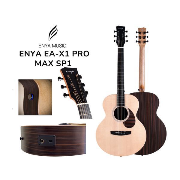Гитарный набор Enya EA-X1 PRO MAX SP1/EQ NA TransAcoustic + чехол