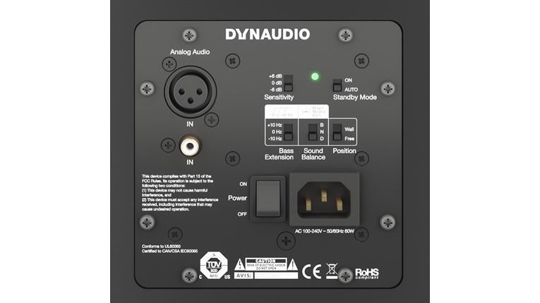 Студійний монітор Dynaudio LYD 5 (Чорний з білим передом)