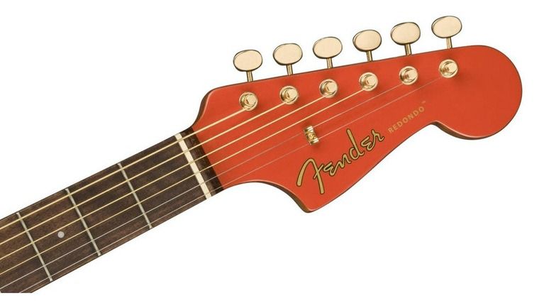 Электроакустическая гитара FENDER REDONDO PLAYER Wn Fiesta Red