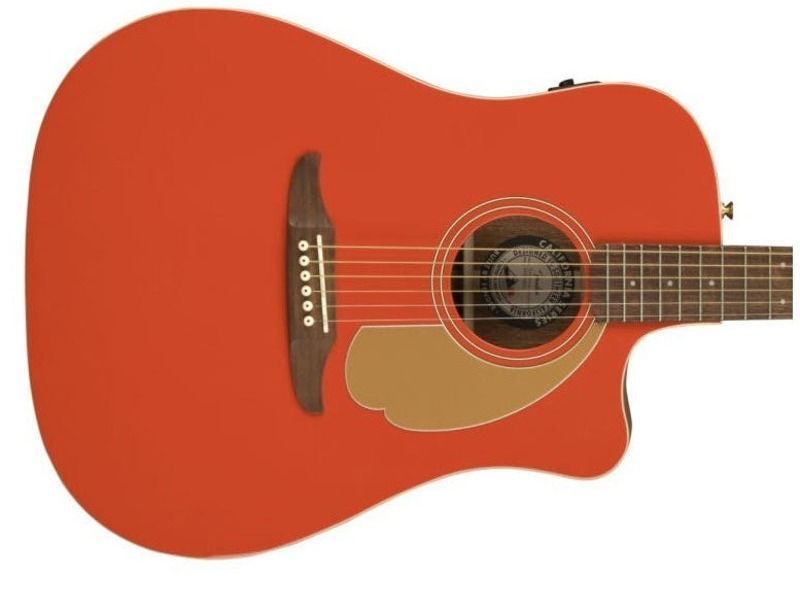FENDER REDONDO PLAYER WN FIESTA RED Гитара электроакустическая