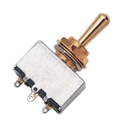 Гітарна електроніка PAXPHIL TGS206 CLOSED 3-WAY TOGGLE SWITCH (Gold)
