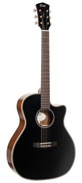 Электроакустическая гитара Cort Essence-GA4 Special Black Top Semi Gloss